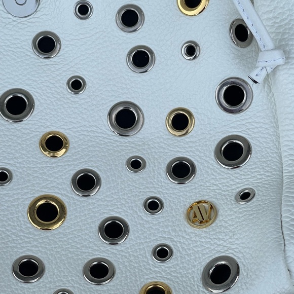 Anna Virgili White Leather Backpack - Picture 4 of 12